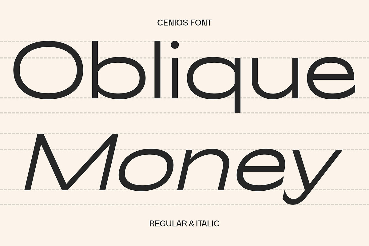 Cenios - Expanded Sans Serif, a Sans Serif Font by Craft Supply Co. (Photo 3 of 8)