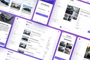 Vehically - Web And Mobile UI Kit