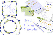 Grape Hyacinths_Blue Spring, an Illustration by watercolorwild.graphics (Thumbnail 3 of 8)