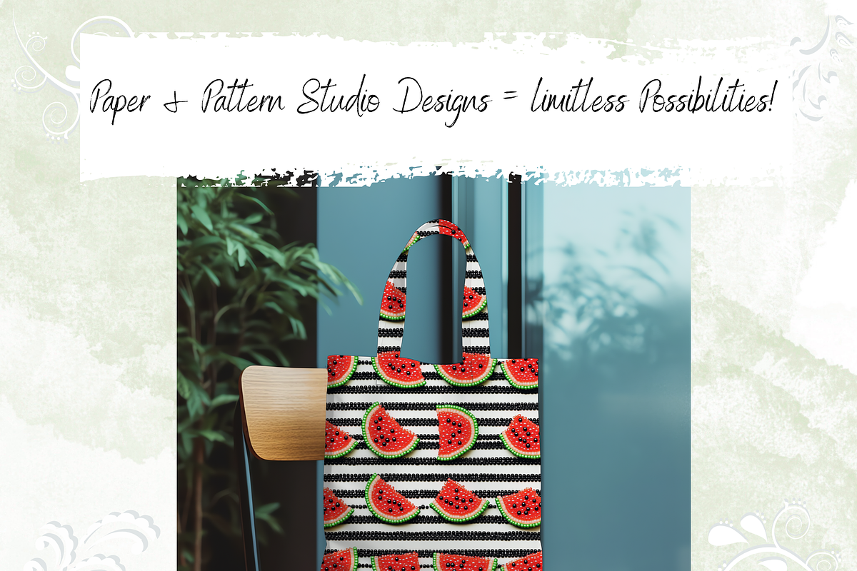 Beaded Summer Fruit Seamless, a Pattern Graphic by Paper & Pattern Studio (Photo 5 of 9)