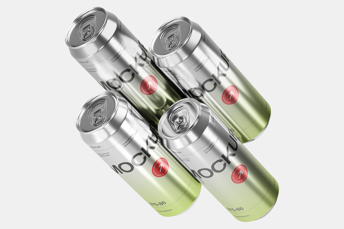 10 PSD Realistic Aluminum Can Mockup, a Packaging Mockup by East Gallery (Photo 9 of 10)