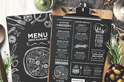 FREE! Trifold + Cafe Menu Template, a Brochure Template by BarcelonaShop (Thumbnail 5 of 6)