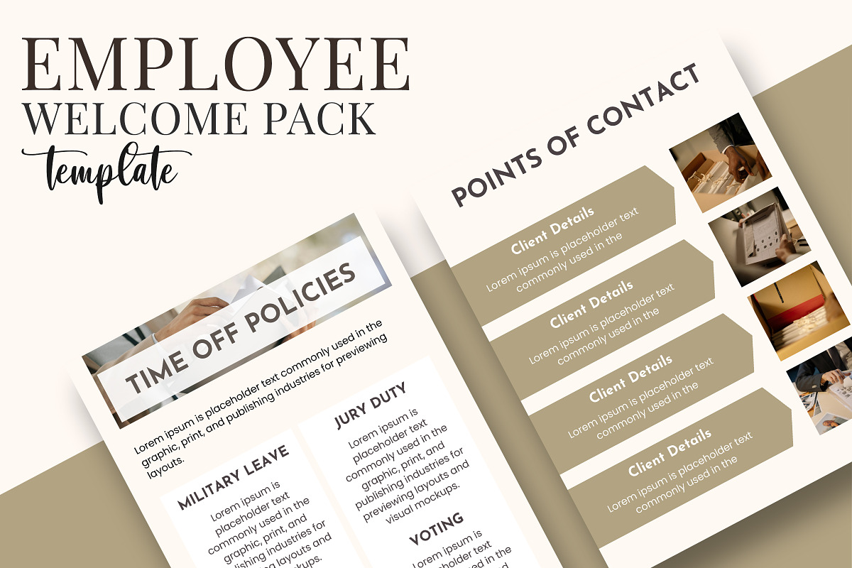Employee Onboarding Canva Template