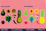 Vintage Fruit Salad, a Graphic by Designed by Monkeys (Thumbnail 4 of 5)