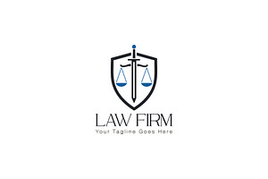 Professional Law Firm Logo Design, a Branding & Logo Template by YUDesignStore