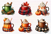 Fall Mug Sublimation Bundle, an Illustration by CreationArt (Thumbnail 2 of 4)