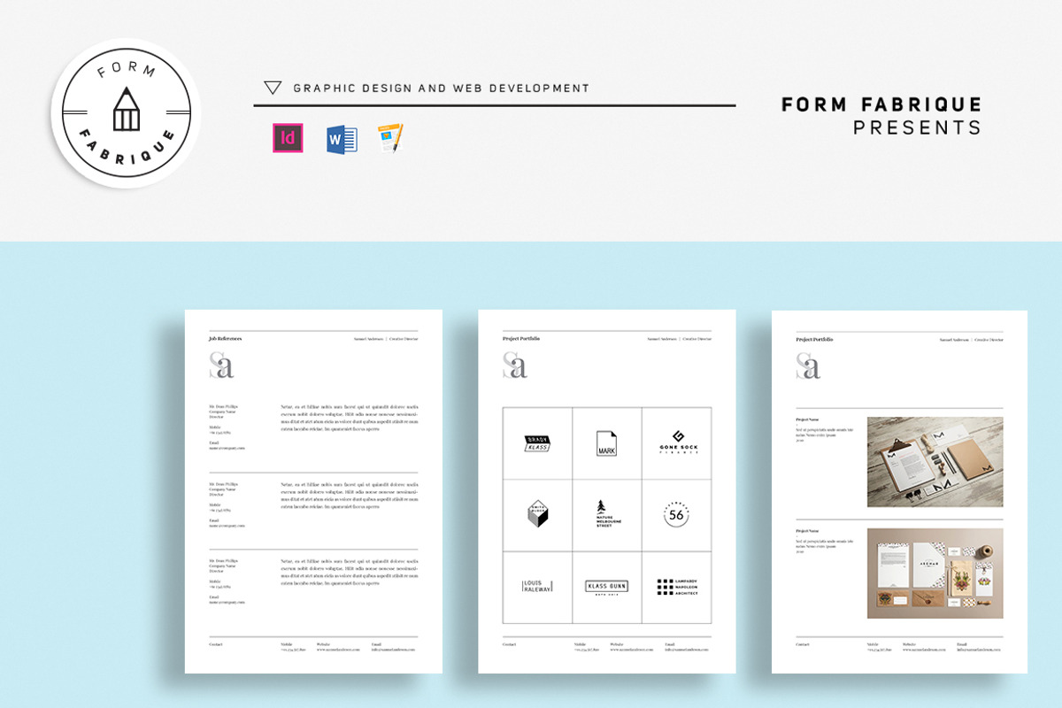 Resume/CV, a Resume Template by Form Fabrique (Photo 3 of 11)