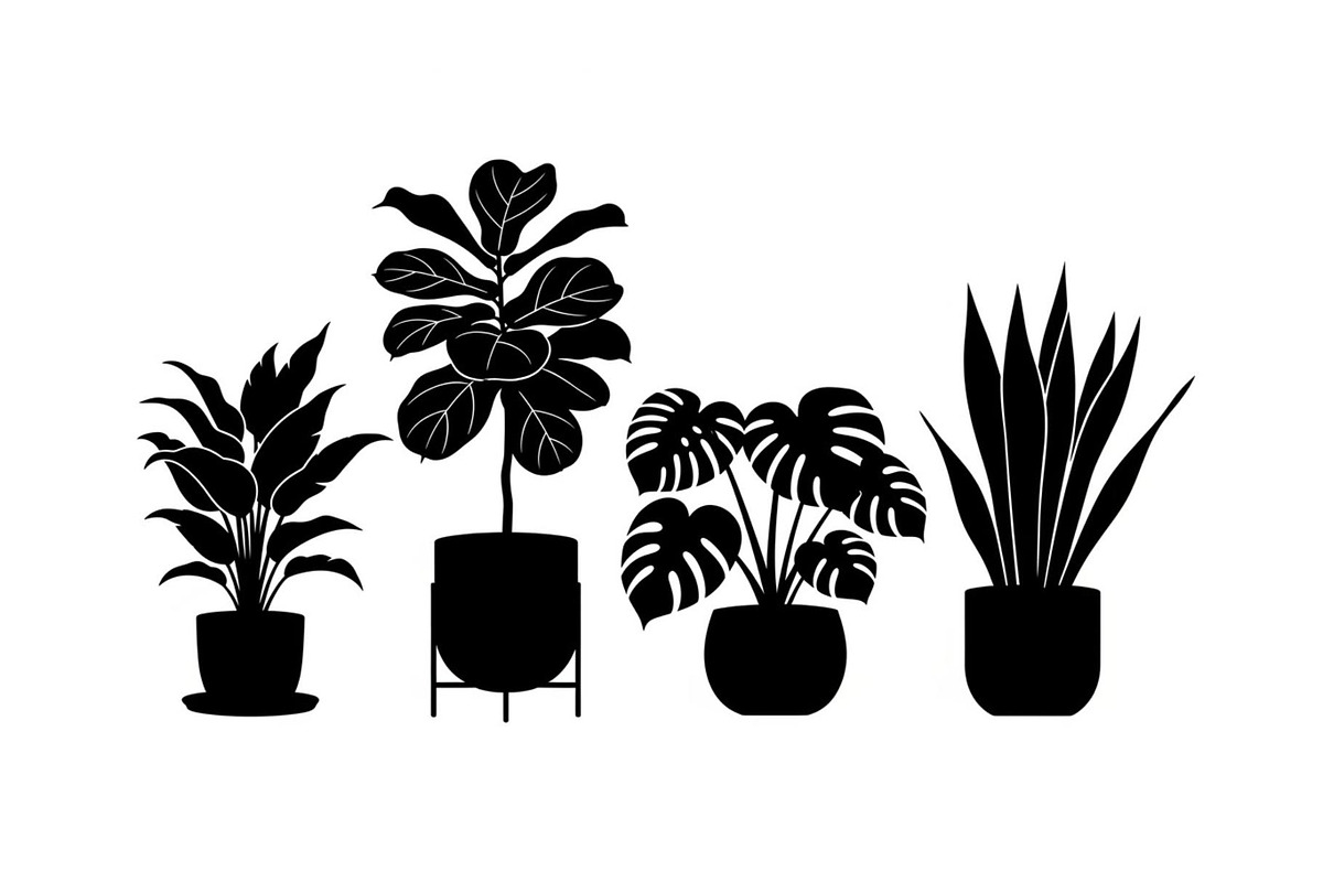 50 Botanical Garden Silhouette bundl, an Illustration by Designs_River (Photo 18 of 51)
