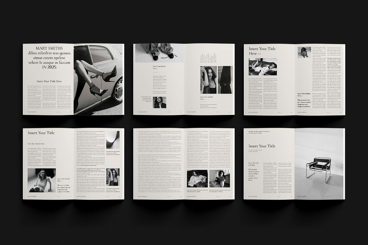 Editorial Magazine & Book Layout, a Magazine Template by Olion Lora (Photo 10 of 13)
