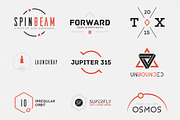 10 Futuristic Logos Pack, a Branding & Logo Template by fortyfive (Thumbnail 2 of 7)