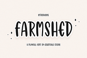 FARMSHED, a Font by Essentials Studio (Thumbnail 1 of 9)