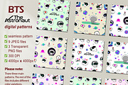 BTS Seamless Pattern Kpop Papers PNG, a Pattern Graphic by FancyDesignStudio (Thumbnail 1 of 10)