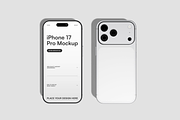 iPhone 17Pro Mockup, an iPhone Mockup by Cekal_std (Thumbnail 3 of 4)