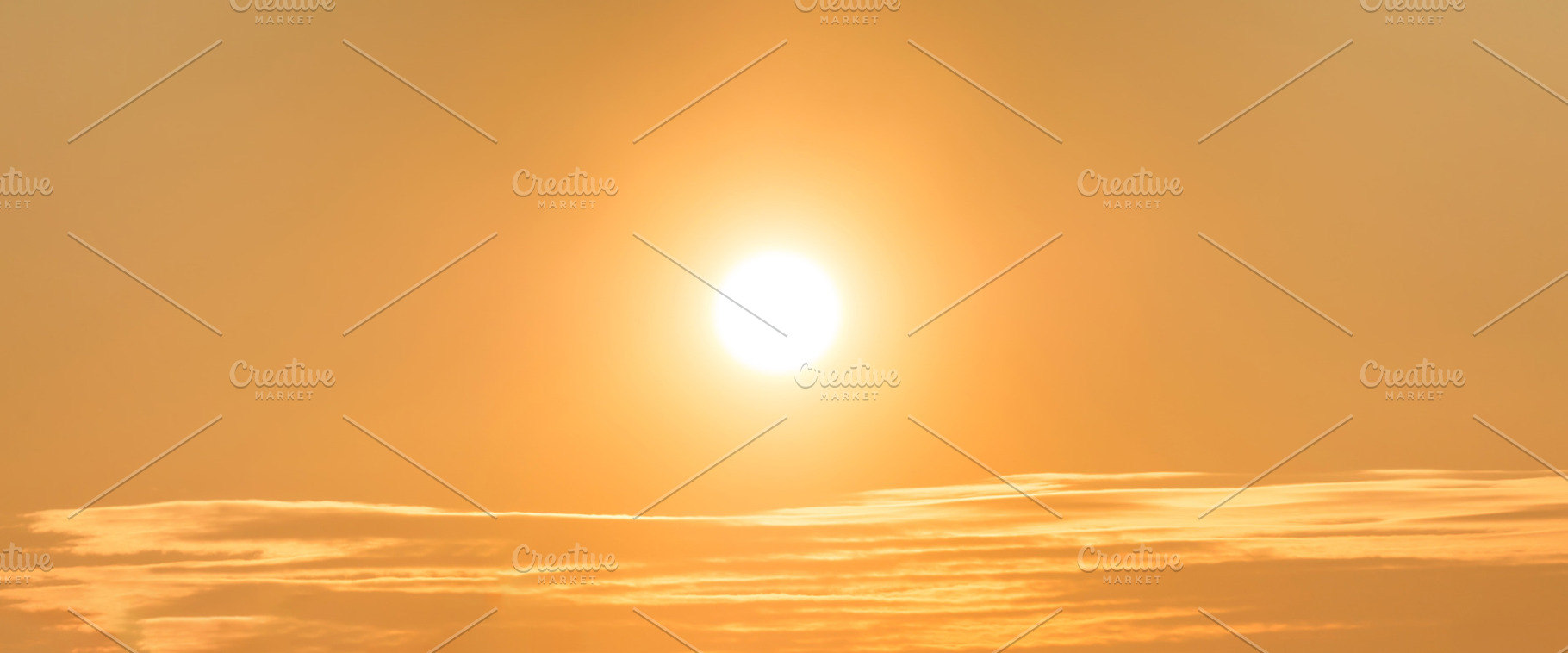 Panoramic sunset sky, a Nature Photo by Vapi