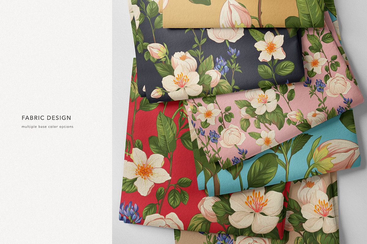 Wild Rose Patterns & Motifs. Botanic, a Pattern Graphic by likorbut