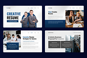 Clean & Creative Resume Google Slide, a Presentation Template by SquidPixey (Thumbnail 2 of 7)