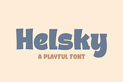 Helsky a Playful Font, a Font by Blankids Studio (Thumbnail 6 of 7)