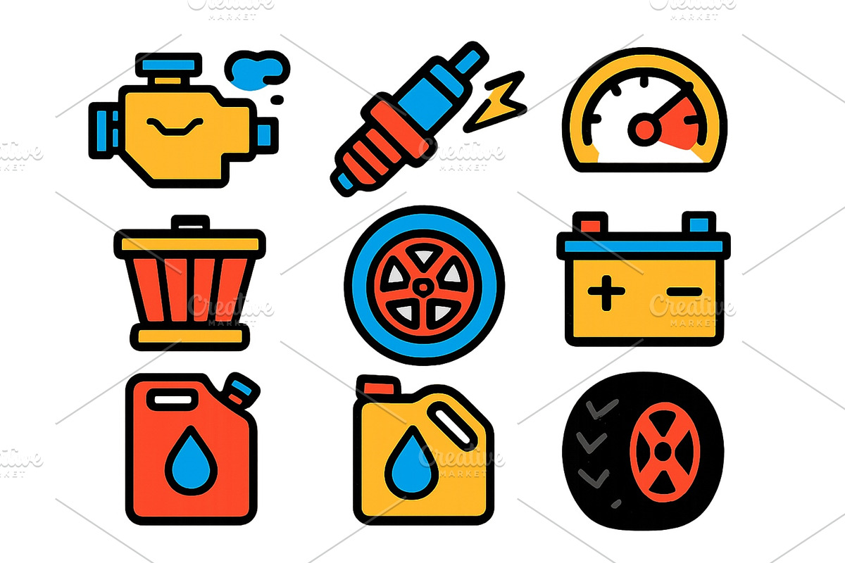 Colorful vector illustration of, a Transportation Illustration by ZinetroN