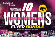 Women Conference Flyer Bundle, a Print Template by AfzaalGraphics (Thumbnail 1 of 11)
