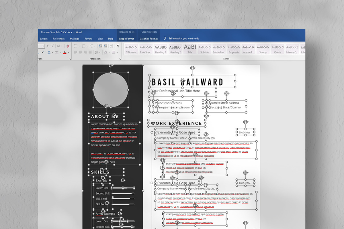 Resume/CV, a Resume Template by UpSolution (Photo 4 of 4)