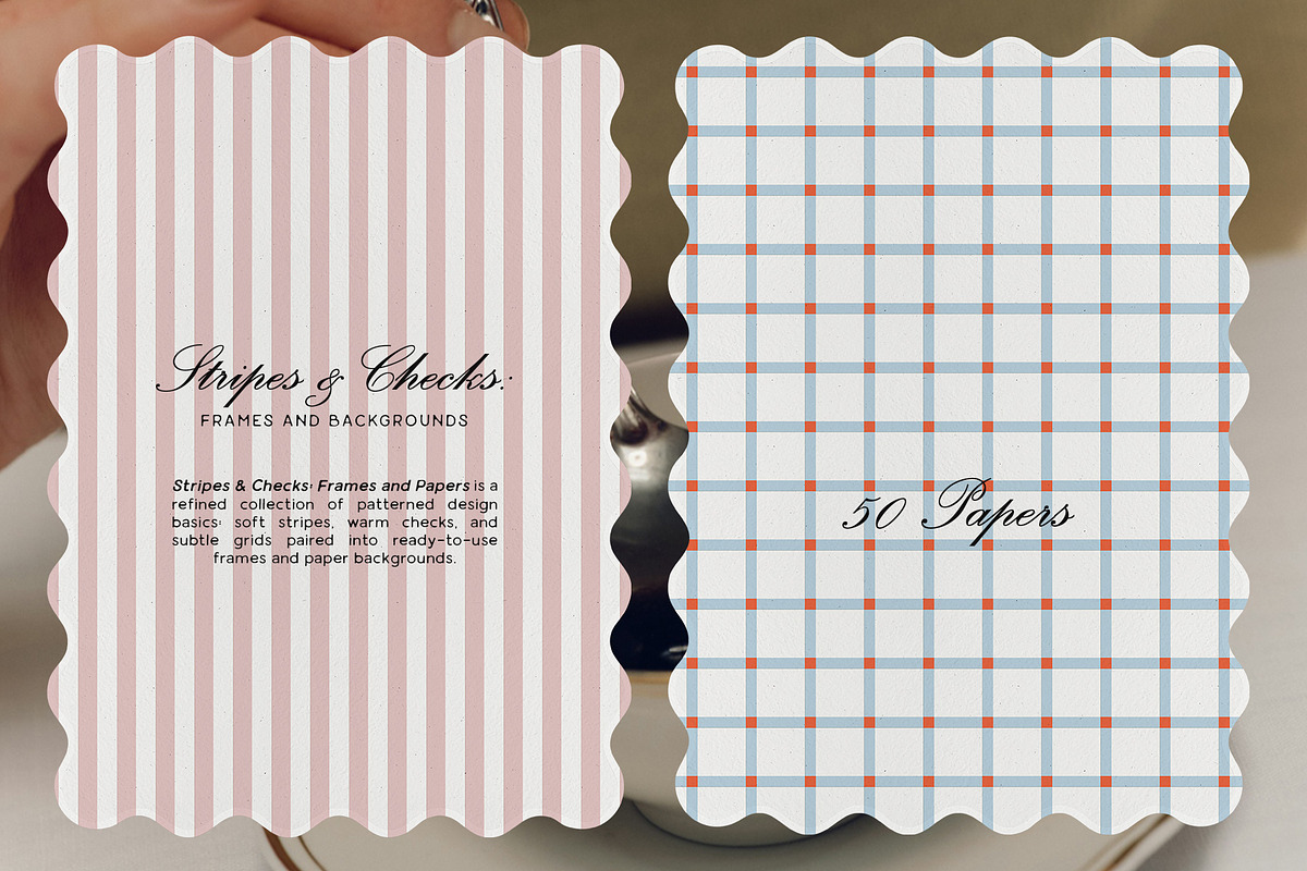 Stripes & Checks: Frames Backgrounds, a Texture Graphic by Purple (Photo 11 of 15)