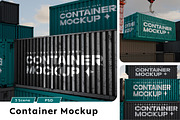 Container Mockup, a Mockup by Mockupnine (Thumbnail 1 of 7)