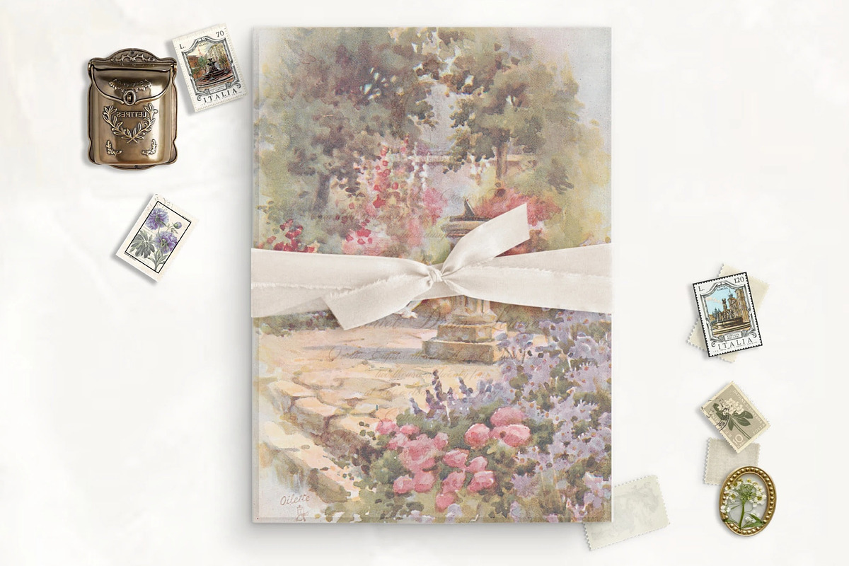 French Garden II Vellum Print, an Invitation Template by SilverJoyAtelier (Photo 1 of 2)