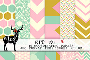 Background Papers Kit 16, a Pattern Graphic by Mod Paperie (Thumbnail 1 of 2)