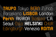 Franks Pro, a Sans Serif Font by Philippe Moesch (Thumbnail 7 of 9)