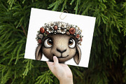 Spring Peeking Animals Clipart, an Illustration by Libby Wishes (Thumbnail 6 of 7)