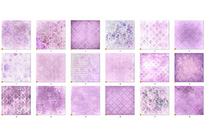 Distressed Purple Damask Textures