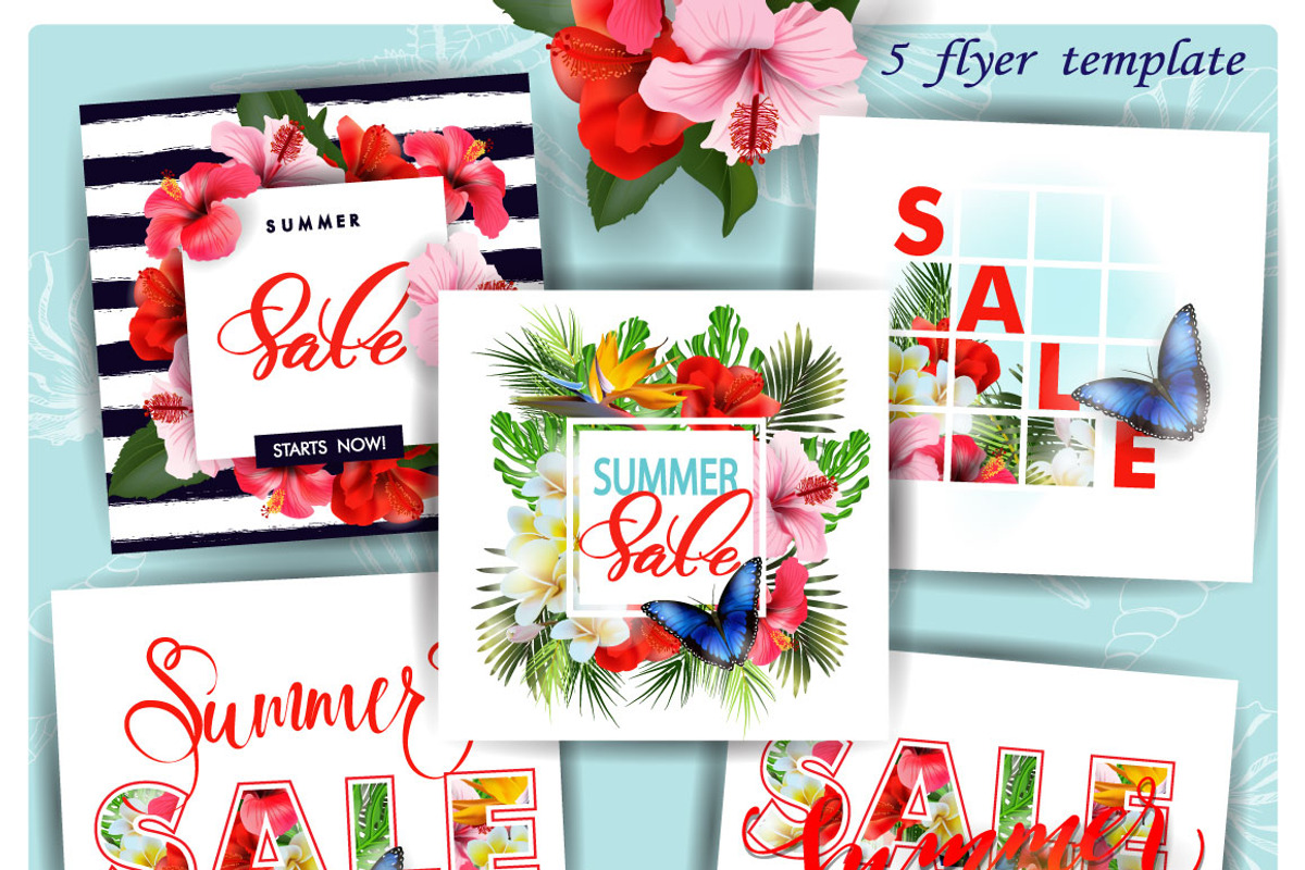 Hello Summer Bundle., an Object Graphic by Gulnara Khadeeva (Photo 6 of 7)