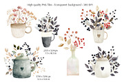 Cottage Tea & Blooms Collection, a Seasonal Illustration by Anna Druzhkova (Thumbnail 6 of 24)
