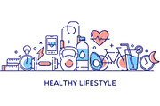 Healthy lifestyle Illustration, a Food Illustration by introwiz1 (Thumbnail 2 of 2)