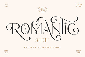 Romantic Serif - Elegant Classy Font