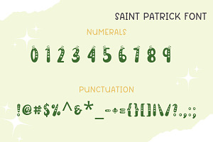 Saint Patrick - Cute Display Font