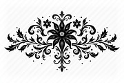 Ornamental Flower Designs, an Illustration by yasushie (Thumbnail 2 of 20)