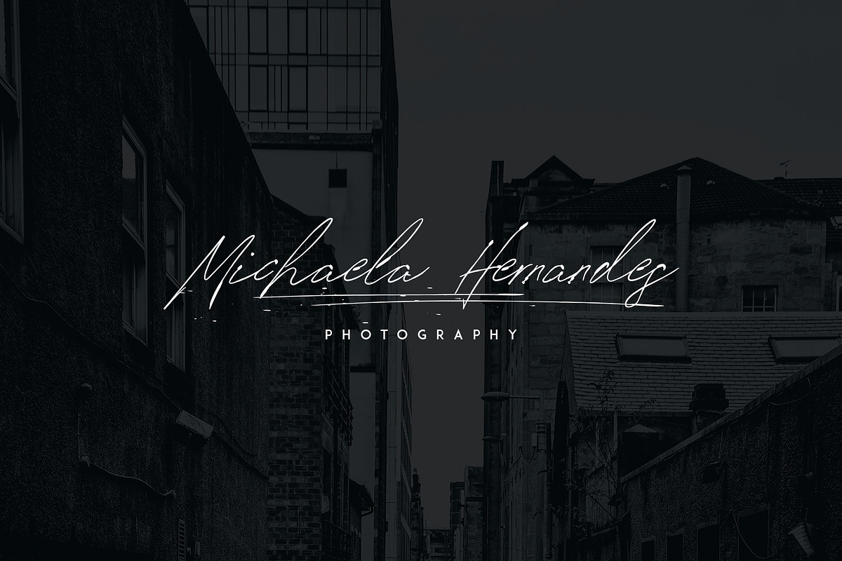 Signature vp - Handwritten font preview 3