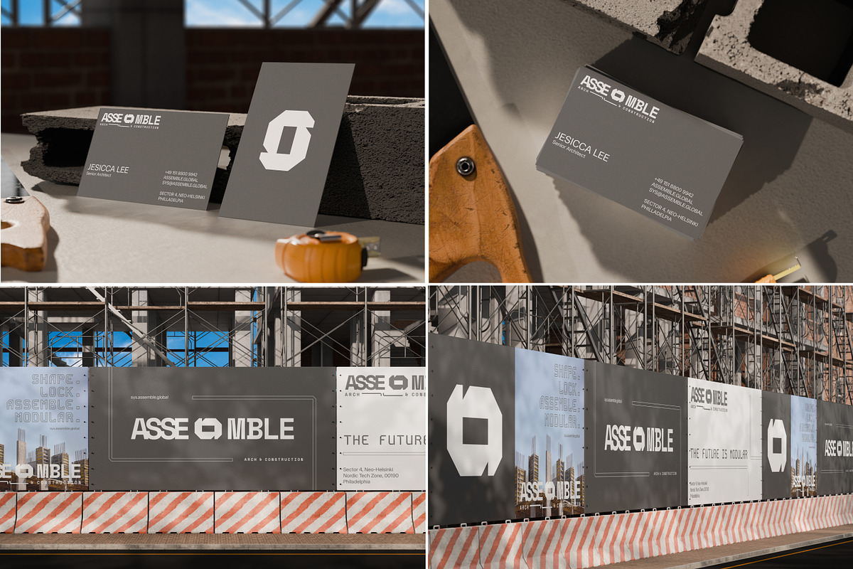 30 Construction & Industrial Mockup, an Advertising Mockup by Vitora Mockup (Photo 3 of 10)