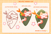 Cute Procreate Bundle, Kawaii Stamps, a Food Illustration by InkPrintsTattoo (Thumbnail 5 of 6)