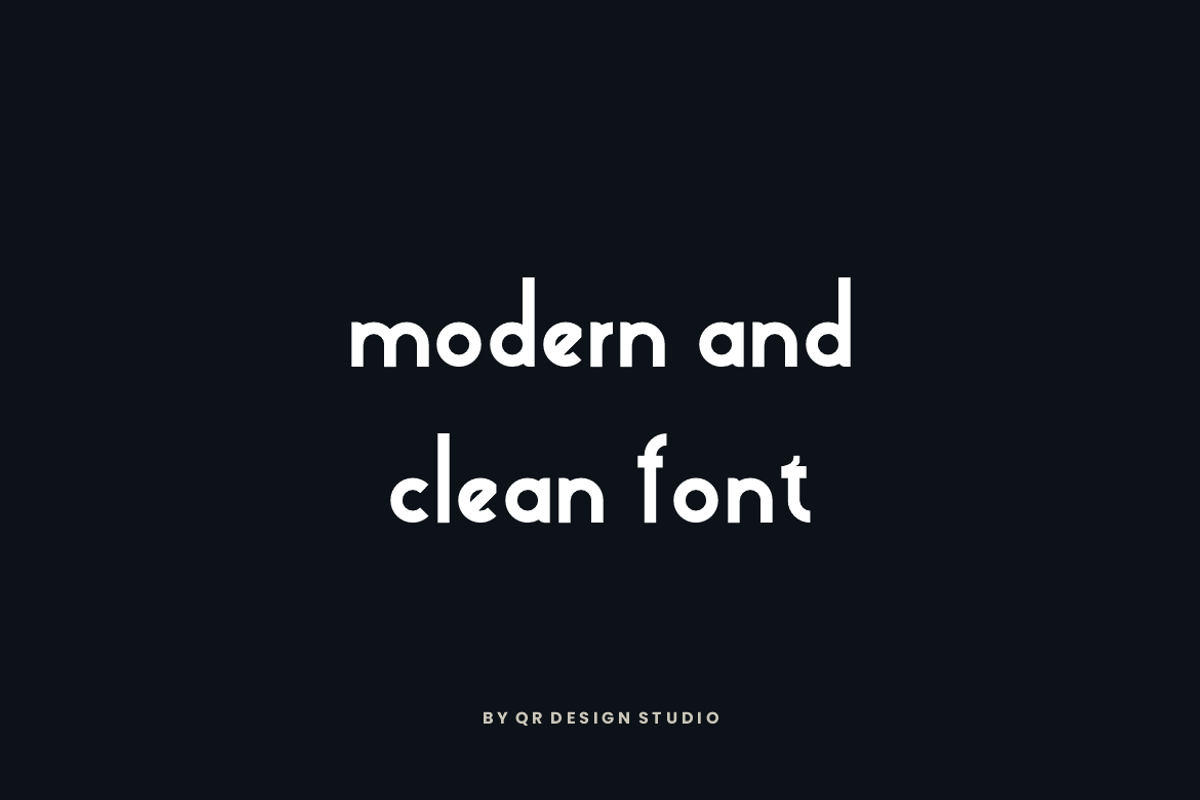Yatgos - Clean & Minimal Font, a Sans Serif Font by QR Design Studio (Photo 3 of 7)