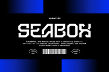 Seabox - Bold Futuristic Font