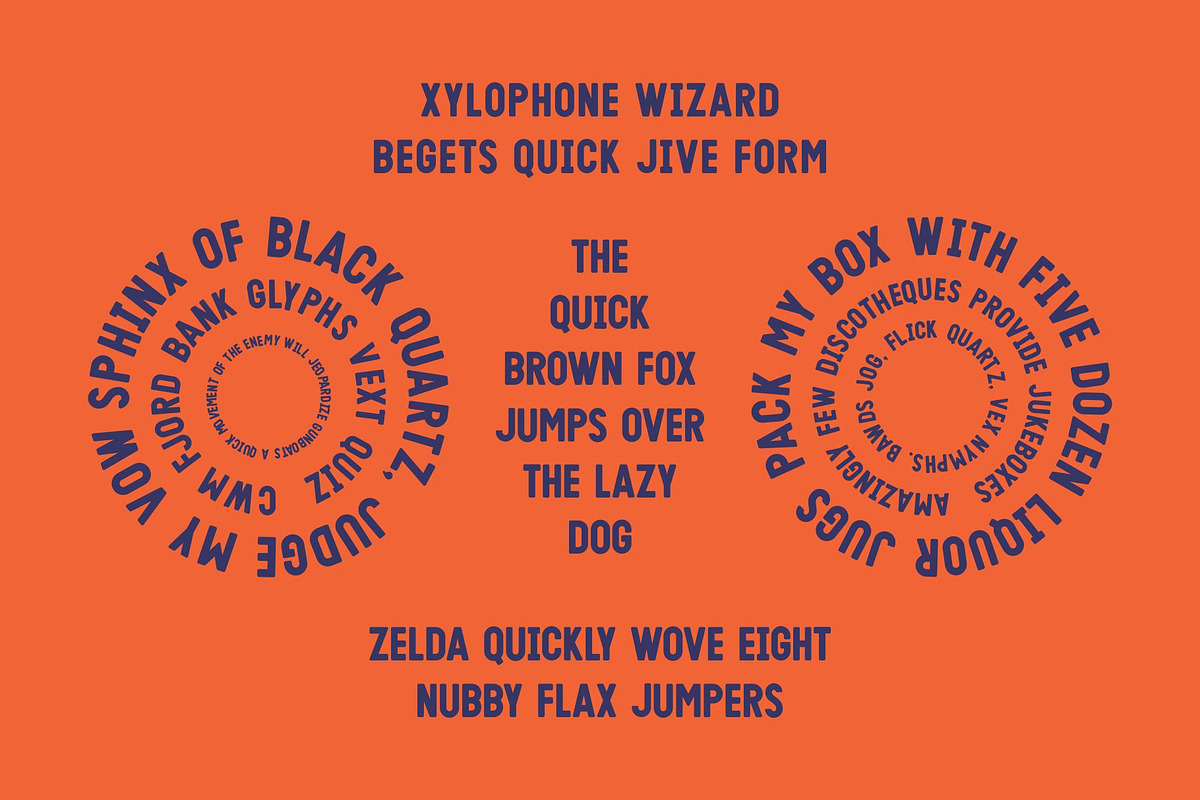 Sunroof - bold sans serif, a Sans Serif Font by takoliko (Photo 7 of 11)