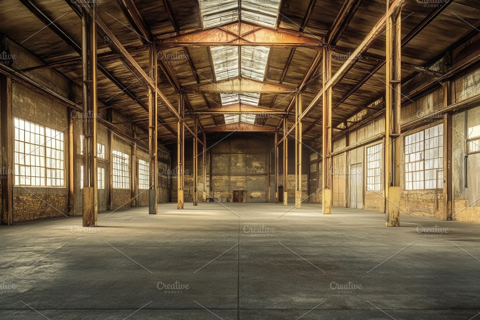 Old warehouse holds eerie beauty, a Photo by Pavel_design