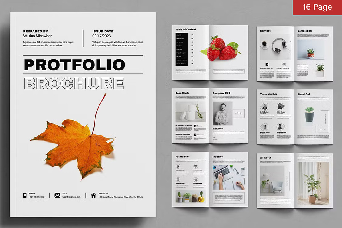 Brochure Bundle, a Brochure Template by ContestDesign (Photo 5 of 42)