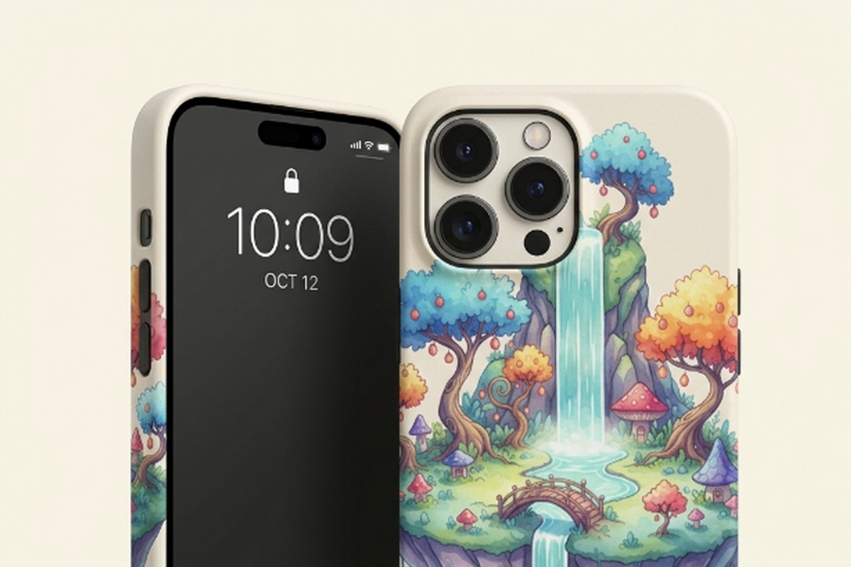 Fantasy Floating Island Art, a Shirt Mockup by Vector Stall (Photo 12 of 15)