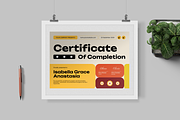 Creative Certificate Of Completion, a Flyer Template by Annora Studio (Thumbnail 2 of 6)
