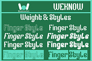 Finger Style font, a Font by weknow (Thumbnail 7 of 8)