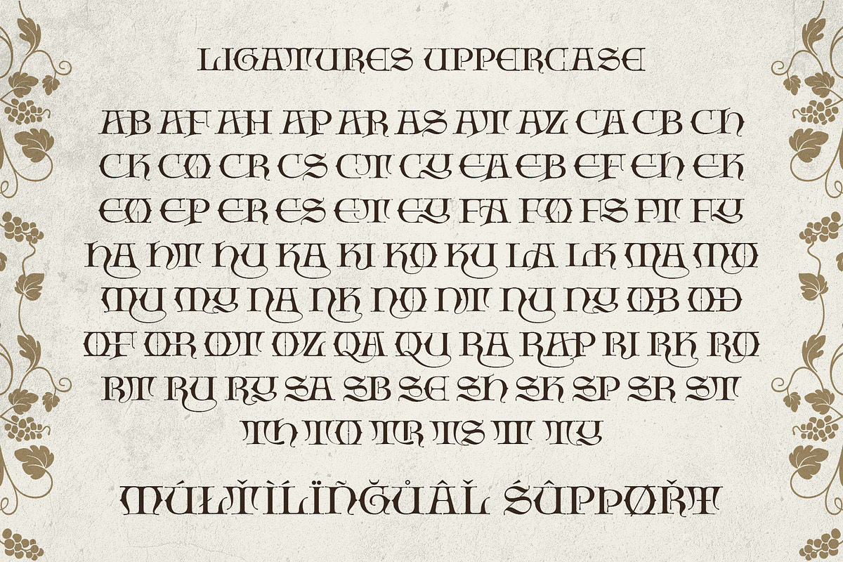 Bherios Grape Typeface, a Serif Font by alit design (Photo 17 of 18)