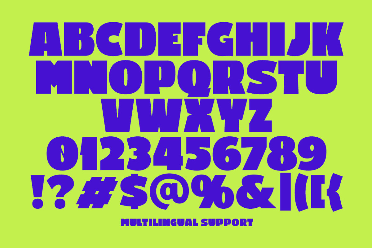 Bloxie Bold Display Font, a Sans Serif Font by Letterhend Studio (Photo 10 of 12)